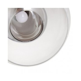 Lampadario Cristallo Grigio Metallo 33 x 33 x 50 cm
