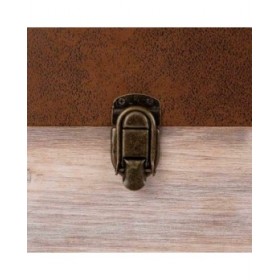 Cassapanca Alexandra House Living Marrone Poliuretano Legno MDF 40 x 38 x 80 cm