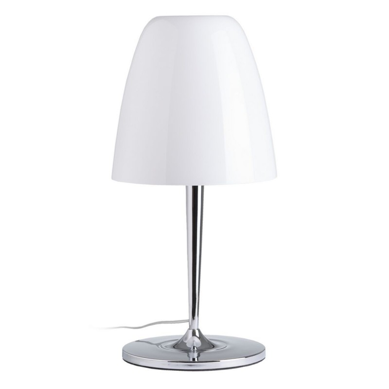 Lampada da tavolo Bianco Argentato Metallo Cristallo Ferro Hierro/Cristal 60 W 220 V 240 V 220 -240 V 28 x 28 x 56 cm