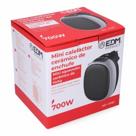 Riscaldamento Ceramico Elettrico EDM 07187 700 W Mini
