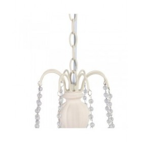 Lampadario 65 x 65 x 107 cm Beige Metallo Ø 15 cm Classico