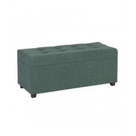 Baule 102 x 41 x 43 cm Tessuto Sintetico Legno