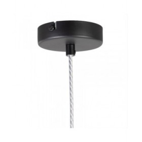 Lampadario 26 x 26 x 120 cm Cristallo Grigio