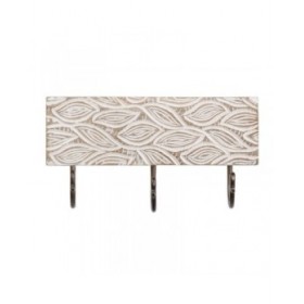 Appendiabiti da parete 30,5 x 8 x 16 cm Metallo Legno