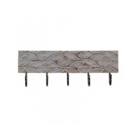 Appendiabiti da parete 45,5 x 7 x 15,5 cm Metallo Legno