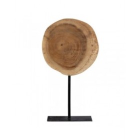 Statua Decorativa 22 x 22 x 39 cm Naturale Nero