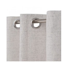 Tenda Beige Poliestere Argento 100 % cotone 140 x 260 cm