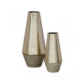 Vaso Dorato Alluminio 14 x 14 x 31 cm