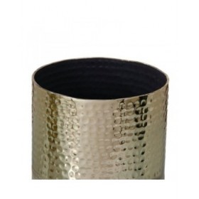 Vaso Dorato 13 x 13 x 13 cm Alluminio