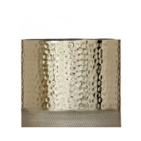 Vaso Dorato 13 x 13 x 13 cm Alluminio