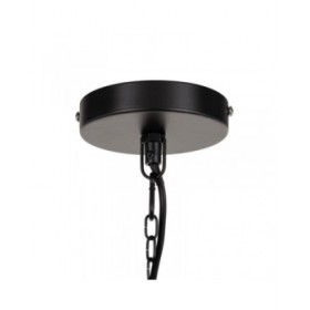 Lampadario 34 x 34 x 51 cm Nero Ferro Ø 34 cm