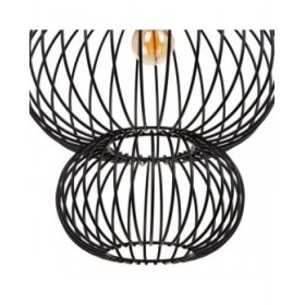 Lampadario 34 x 34 x 51 cm Nero Ferro Ø 34 cm