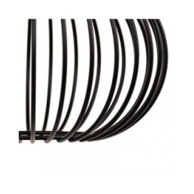 Lampadario 34 x 34 x 51 cm Nero Ferro Ø 34 cm