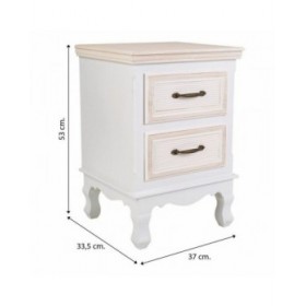 Comodino Alexandra House Living 33 x 53 x 37 cm