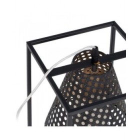 Lampada da tavolo Nero Dorato Metallo Ferro 60 W 220 V 240 V 220 -240 V 20 x 20 x 42 cm