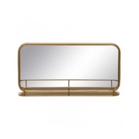 Specchio da parete Dorato 55,5 x 10,5 x 28,5 cm