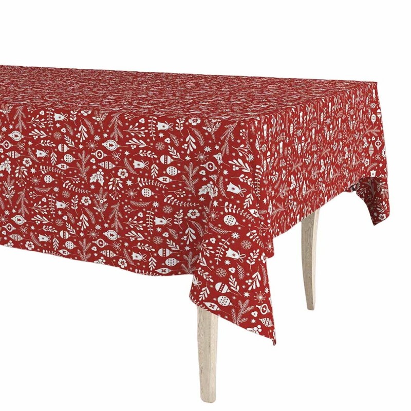 Rotolo di tovaglia Exma Gomma Rosso Natale 140 cm x 25 m