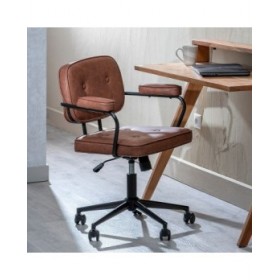Sedia da Ufficio 56 x 56 x 92 cm Cammello