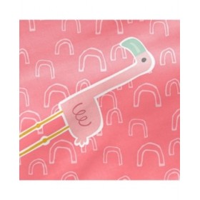 Lenzuolo con angoli HappyFriday MOSHI MOSHI Multicolore 60 x 120 x 14 cm Fenicottero rosa
