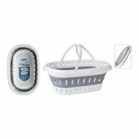Cesta Pieghevole per i Panni Bathroom Solutions 60 x 40 x 27 cm