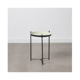 Tavolo aggiuntivo 35,5 x 35,5 x 50,5 cm Nero Verde Ferro