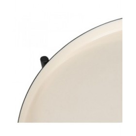 Tavolo aggiuntivo 40,5 x 40,5 x 60,5 cm Nero Crema Ferro