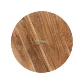 Tavolo aggiuntivo 40,5 x 40,5 x 66 cm Naturale Nero Legno Ferro