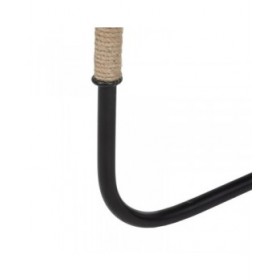 Tavolo aggiuntivo 40,5 x 40,5 x 66 cm Naturale Nero Legno Ferro