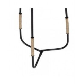 Tavolo aggiuntivo 40,5 x 40,5 x 66 cm Naturale Nero Legno Ferro