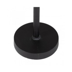 Tavolo aggiuntivo 41 x 32 x 59 cm Cristallo Nero Metallo