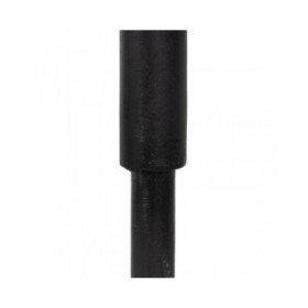 Tavolo aggiuntivo 41 x 32 x 59 cm Cristallo Nero Metallo