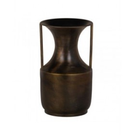 Vaso 17 x 17 x 29 cm Dorato Metallo