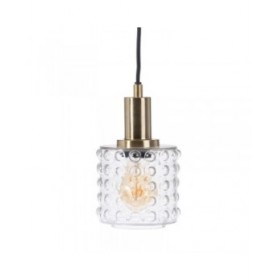 Lampadario Cristallo Metallo 12 x 12 x 23 cm