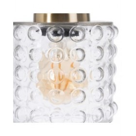 Lampadario Cristallo Metallo 12 x 12 x 23 cm