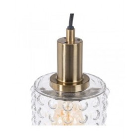 Lampadario Cristallo Metallo 12 x 12 x 23 cm