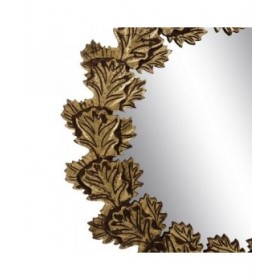 Specchio da parete Dorato 79 x 3 x 79 cm