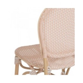 Sedia da Sala da Pranzo 47 x 54 x 93 cm Naturale Beige Rattan