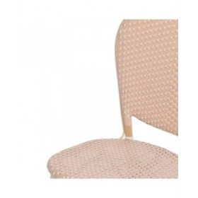 Sedia da Sala da Pranzo 47 x 54 x 93 cm Naturale Beige Rattan
