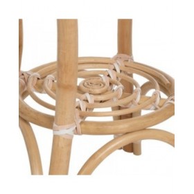 Tavolo aggiuntivo 50 x 50 x 67 cm Naturale Beige Rattan