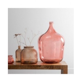 Caraffa Decorativa 36,5 x 36,5 x 56 cm Rosa vetro riciclato
