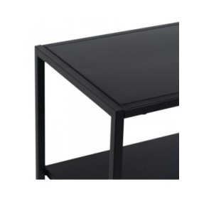 Mobile TV 80 x 30 x 81 cm Nero Acciaio