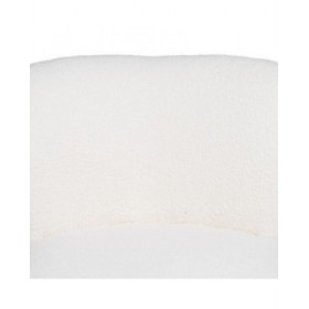 Poltrona 62 x 75 x 74 cm Tessuto Sintetico Metallo Bianco