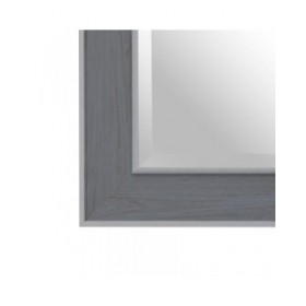 Specchio da parete Bianco Grigio 56 x 2 x 126 cm