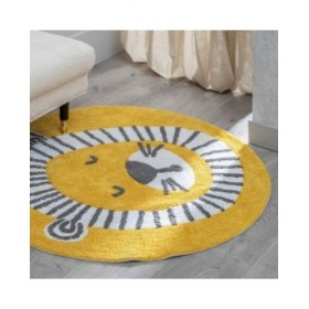 Tappeto per Bambini 100 % cotone Leone 100 cm 100 x 100 x 1 cm