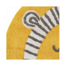 Tappeto per Bambini 100 % cotone Leone 100 cm 100 x 100 x 1 cm
