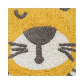 Tappeto per Bambini 100 % cotone Leone 100 cm 100 x 100 x 1 cm