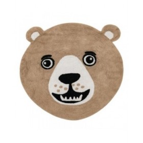 Tappeto per Bambini 100 % cotone Orso 100 cm 100 x 100 x 1 cm