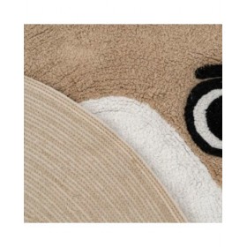 Tappeto per Bambini 100 % cotone Orso 100 cm 100 x 100 x 1 cm