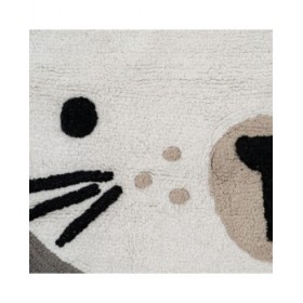 Tappeto per Bambini 100 % cotone Coniglio 100 cm 100 x 100 x 1 cm
