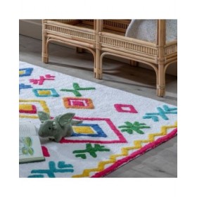 Tappeto per Bambini 100 % cotone 135 x 100 cm 135 x 100 x 1 cm